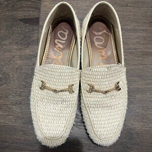 Womens Sam edelman Bit Loraine loafers cream size 7